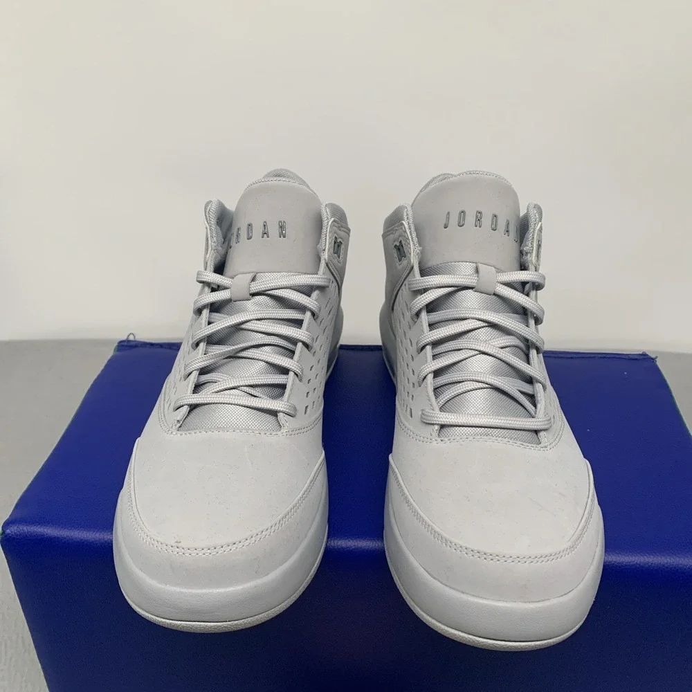 Nike JORDAN Flight Origin 4 Basketball‎ Shoes Cool Gray Men's 12 #921196 005 NEW
